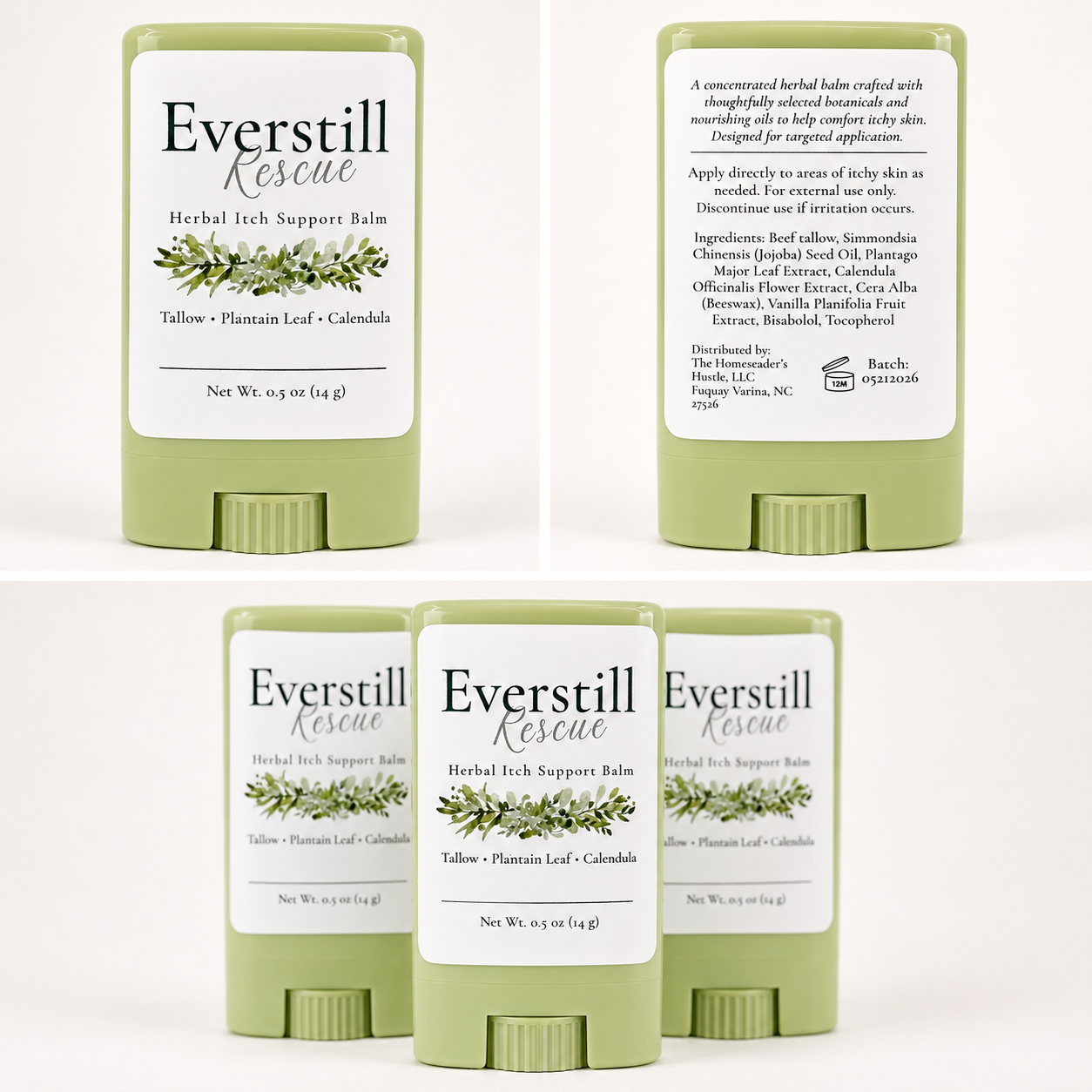 Everstill Rescue Herbal Itch Support Balm