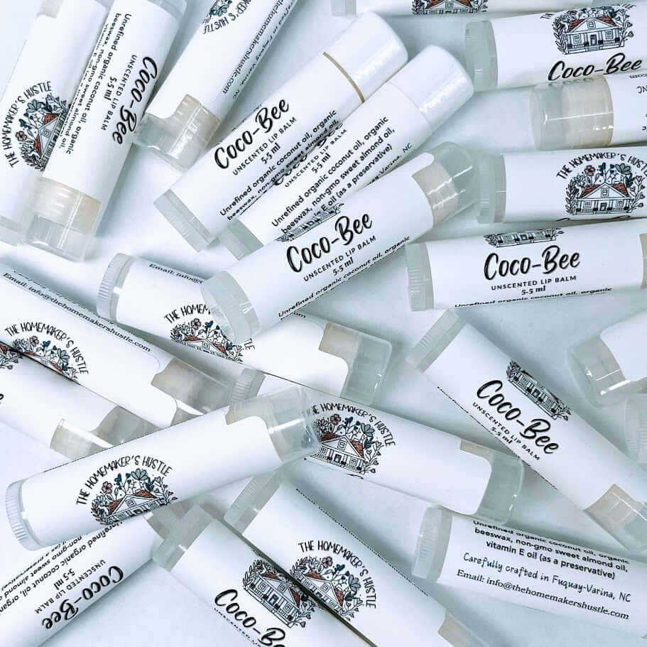 Coco-Bee Coconut & Beeswax Unscented Lip Balm