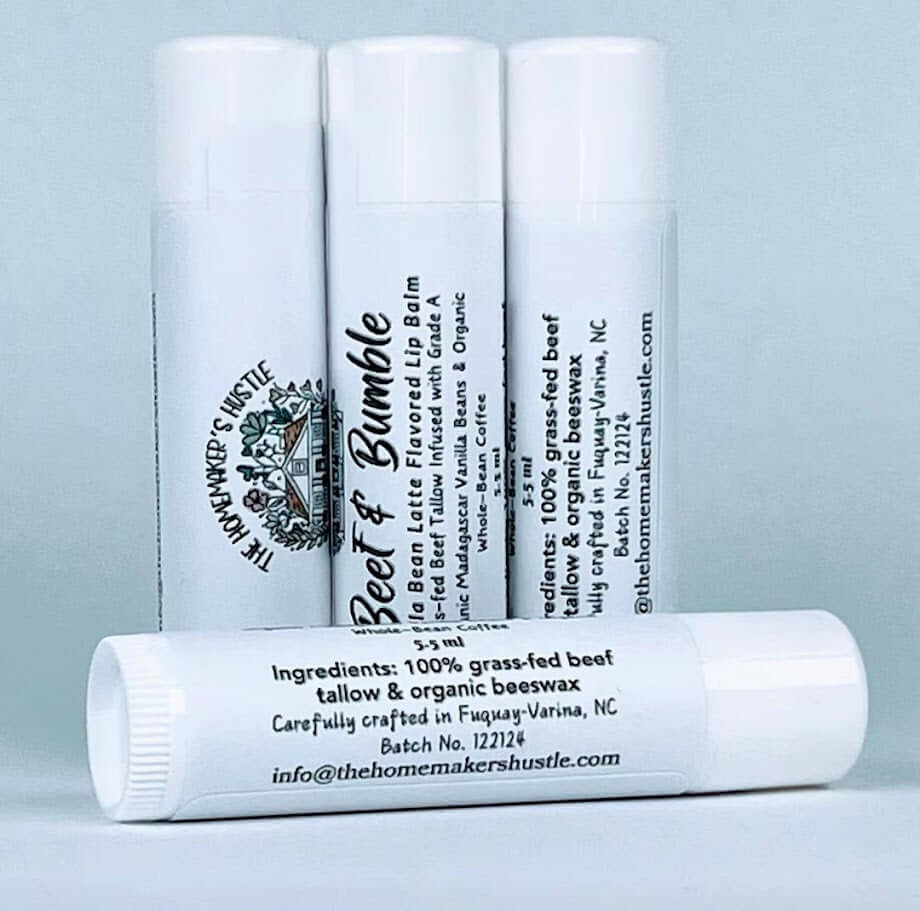 Vanilla Latte Tallow Lip Balm