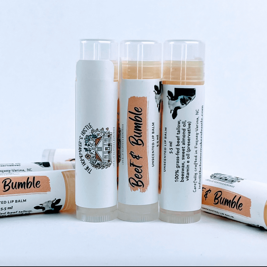 Beef & Bumble Original Tallow Lip Balm Unscented & Unflavored
