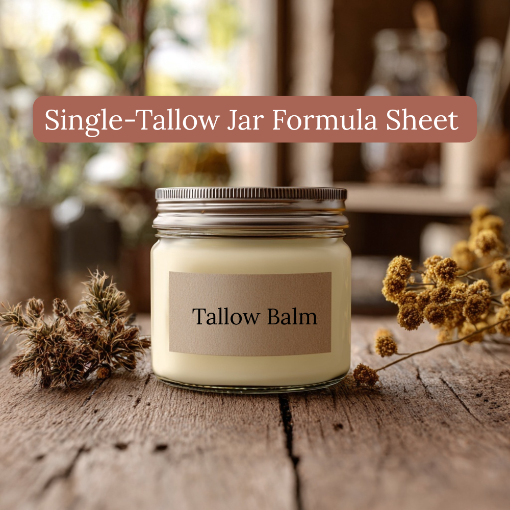 Single Tallow Jar Formula Sheet